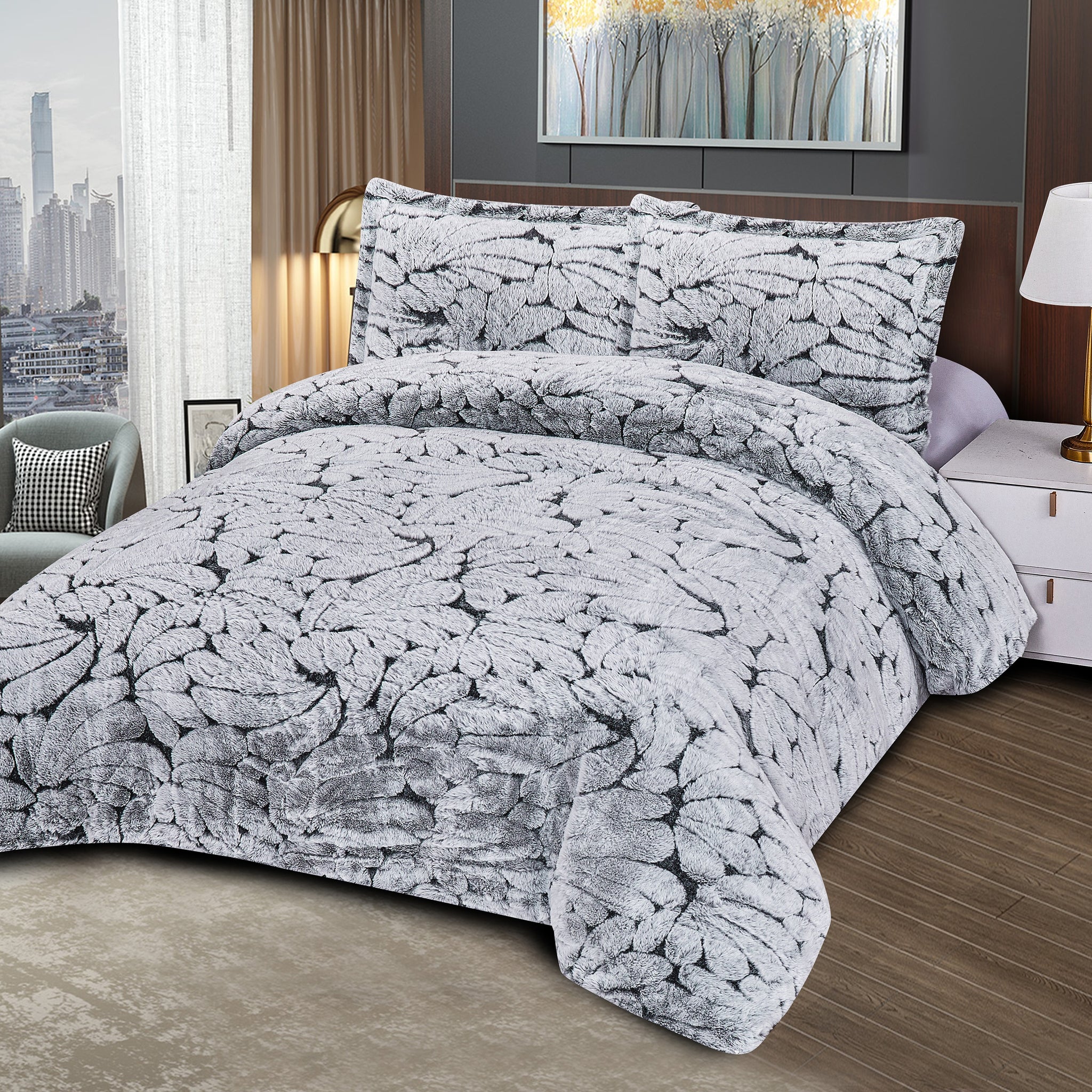 Wrap Me Super Soft 350Gsm Rabit Fur Comforter